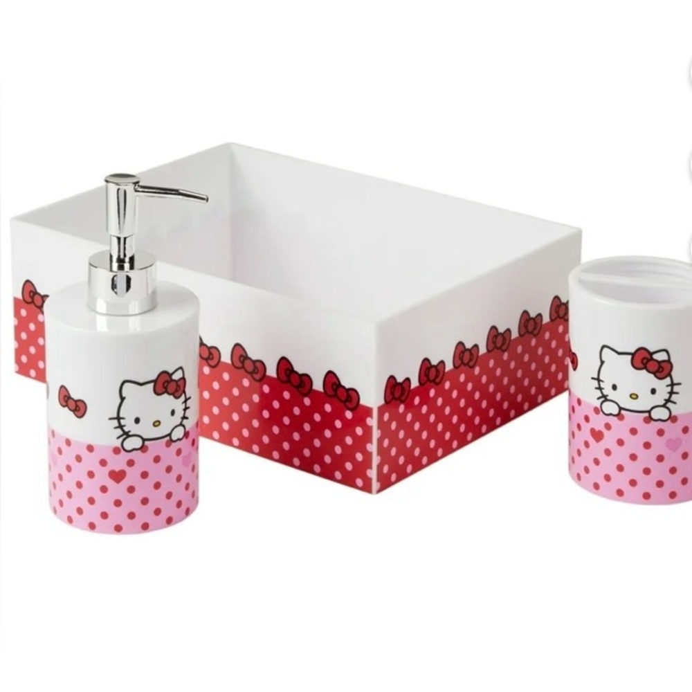 Hello Kitty 3 Pc. Bathroom Set 🆕